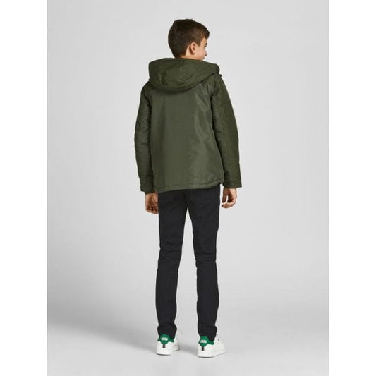 Jack & Jones Boy's Black Denim Slim Fit Jeans