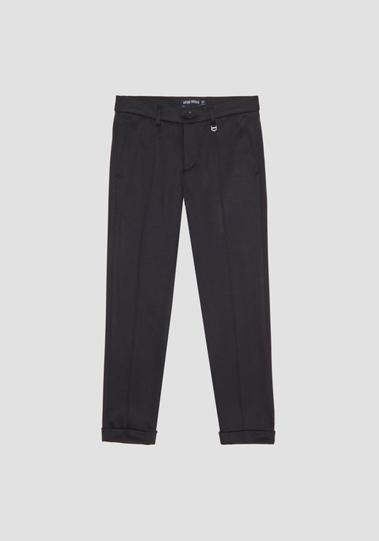 Antony Morato Black Carrot Fit Smart Trousers