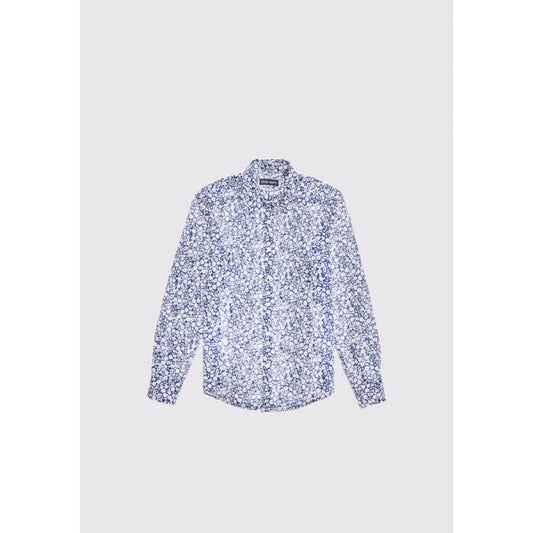 Antony Morato Navy & White Floral Print Shirt