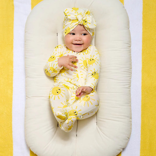 The Bonnie Mob Unisex Baby Sunshine Footed Babygrow