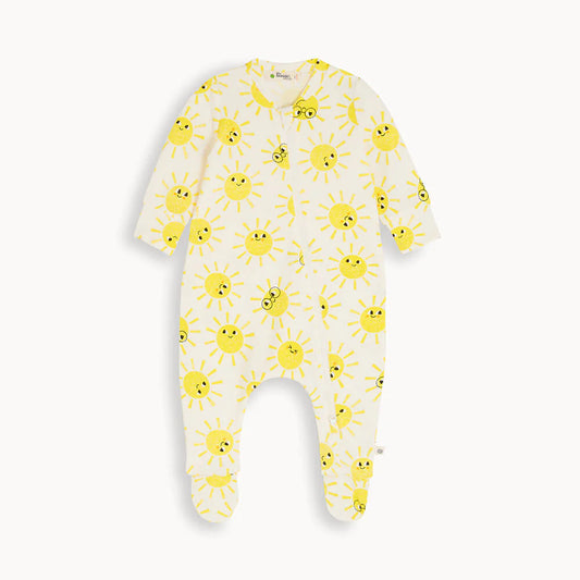 The Bonnie Mob Unisex Baby Sunshine Footed Babygrow