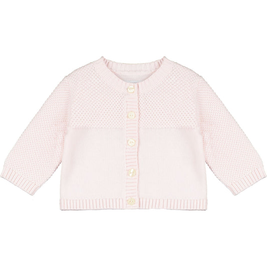 Emile et Rose Baby Girl's Pale Pink Knit Cardigan