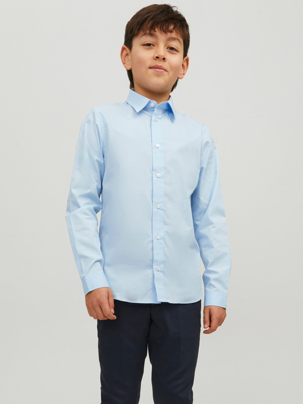Jack & Jones Boy's Blue Long Sleeve Shirt