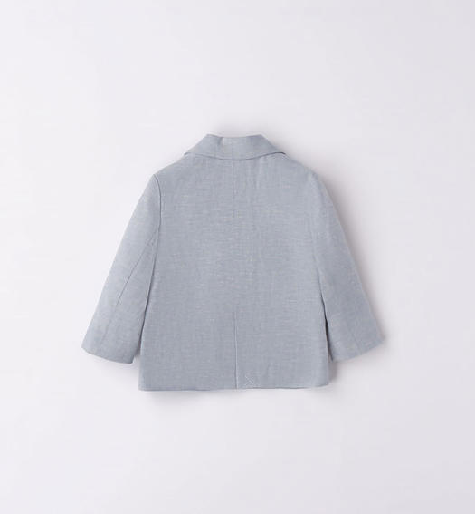 Minibanda Baby Boy's Pale Blue Linen Blazer