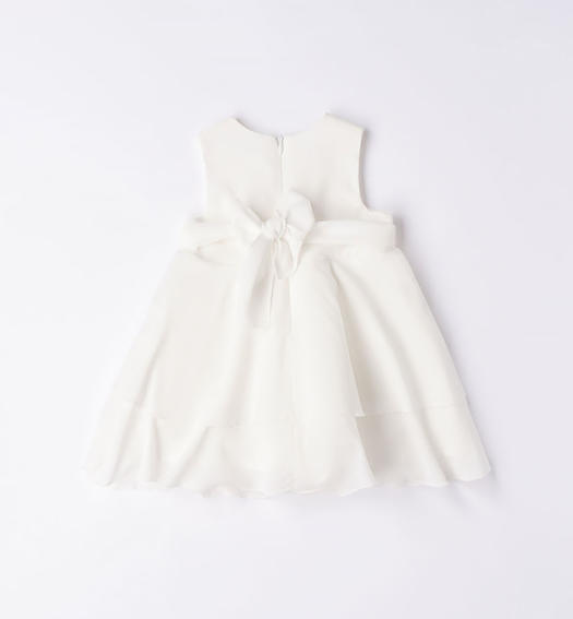 Minibanda Baby Girl's Cream Bow Party Dress & Bolero
