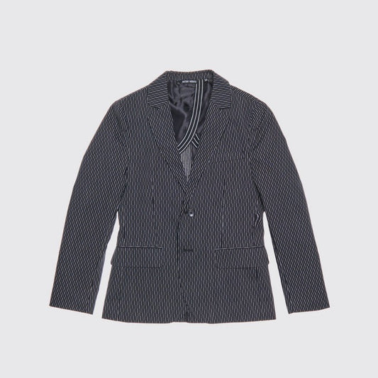 Antony Morato Boy's Black & White Pattern Smart Jacket