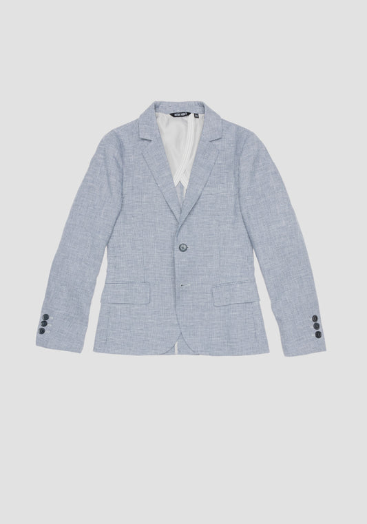 Antony Morato Boy's Navy And White Blazer Jacket