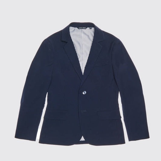 Boys navy smart blazer