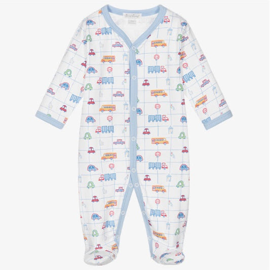 Kissy Kissy Baby Boy's Round About Town Cars Babygrow