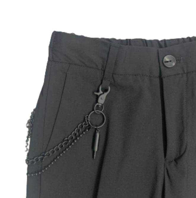 Antony Morato Black Smart Trousers With Key Chain