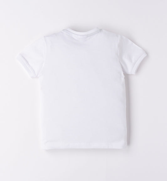 Sarabanda Boy's Smart White T-Shirt