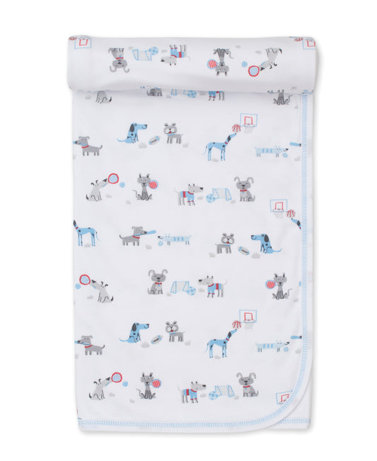 Kissy Kissy Baby Boy's Sporty Pups Blanket