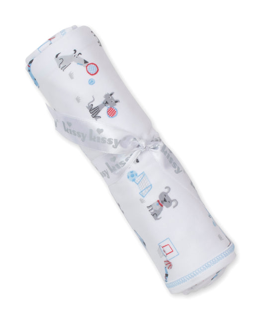 Kissy Kissy Baby Boy's Sporty Pups Blanket