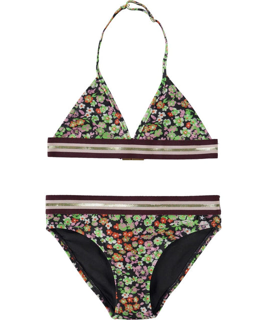 Molo Girl's Meadow Print Triangle Bikini