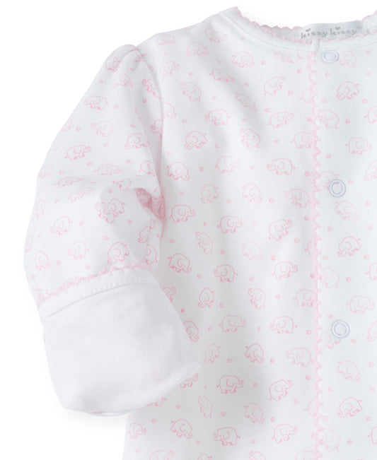 Kissy Kissy Baby Girl's Pink Ele Babygrow